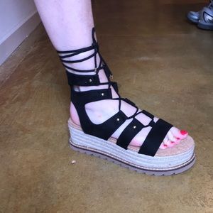 ASOS DESIGN Jive flatform espadrilles